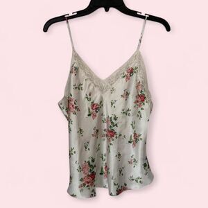 Women's Vintage Victoria's Secret floral lace camisole M MEDIUM